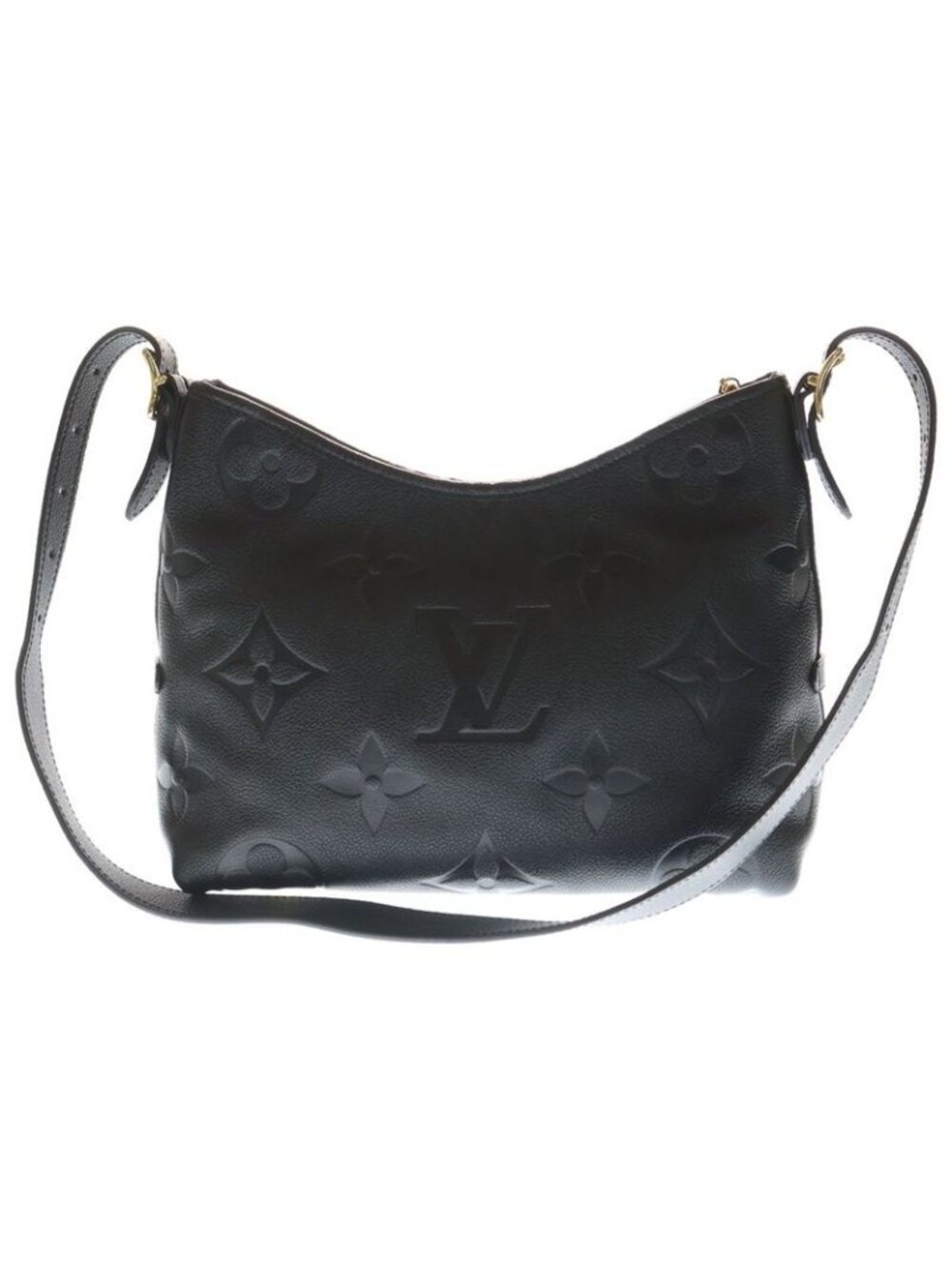 Louis Vuitton Monogram Empreinte Carryall Zip NM Black Leather Pouch - Picture 2 of 6